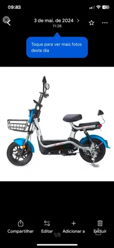 Vendo bike elétrica usada