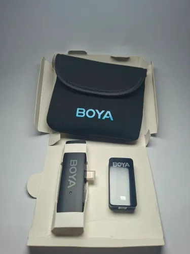 Microfone Lapela sem fio Boya WMic5-M3 Para Ios