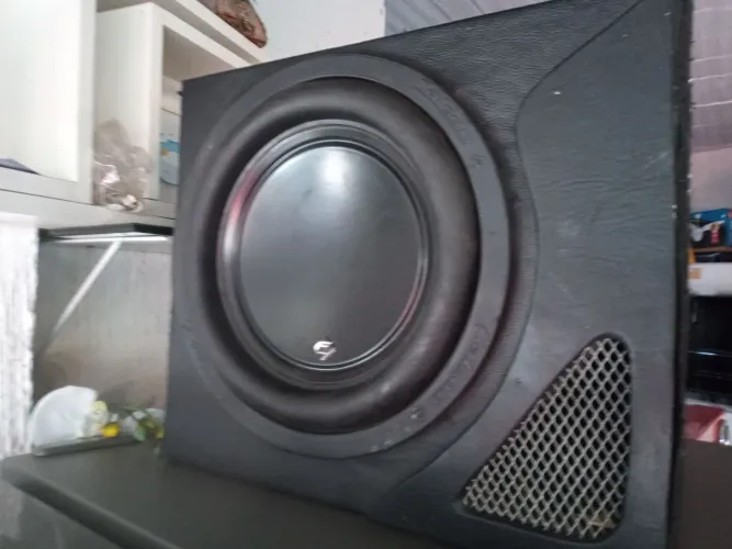 Caixa de som com módulo 500w