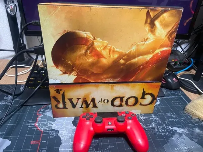 PS4 Fat + controle paralelo ? funcionando, leitor blue-ray travado