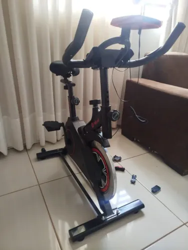 Bicicleta Ergométrica Profissional Spinning X11 Em Aço Carbono Suporta Até 120kg -