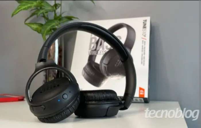 Preto - fone Bluetooth sem fio tune 510 premium