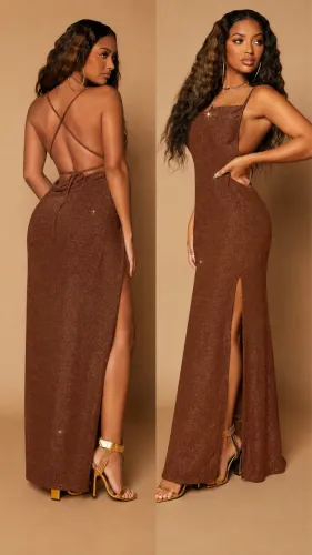 Vestido brilhoso