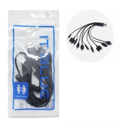 Cabo Carregador Universal 10 em 1