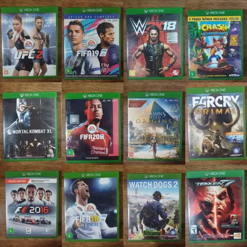 JOGOS ORIGINAIS XBOX ONE - LEIA DESCRIÇÃO