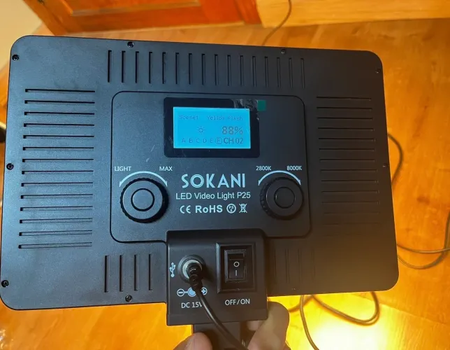 Painel de Led Sokani P25 sokani p25 key light
