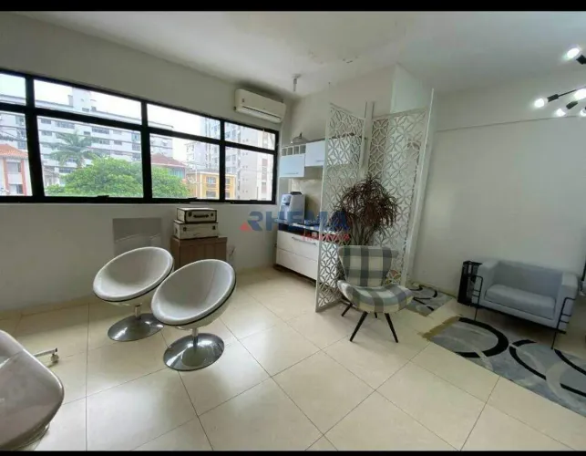 Sala à venda, 49 m² por R$ 245.000,00 - Macuco - Santos/SP