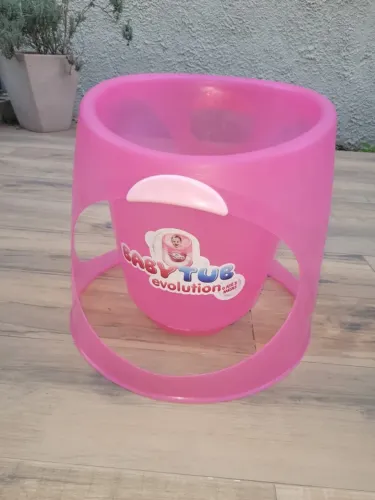 BANHEIRA BABYTUB OFURO ROSA