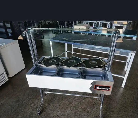 CUBA PARA RESTAURANTE AQUECIDO GASTROMAQ BTE 6 ST G2 CR IV 6 CUBAS - 220V PARCELAMOS