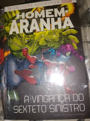 Homem aranha a vingança do Sexteto sinistro Salvat, capa dura, edição rara