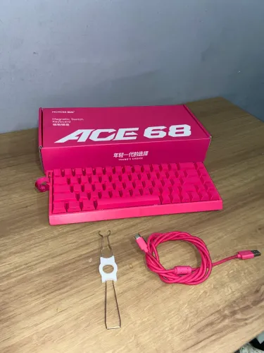 teclado magnético acer 68 rosa