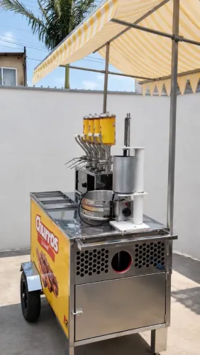 Vendo carrinho de churros e máquina de crepe 