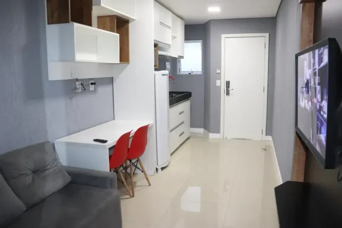 Imóvel para aluguel possui 23 metros quadrados com 1 quarto