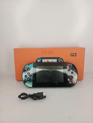 MINI VIDEOGAME PORTATIL Q3 - (COM DETALHES, ESTA SEM UM BOTÃO. PORÉM NAO INTERFERE EM NADA