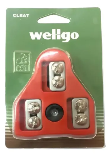Tacos Wellgo RC-5 Vermelho Compatíveis Pedal Look Delta Speed