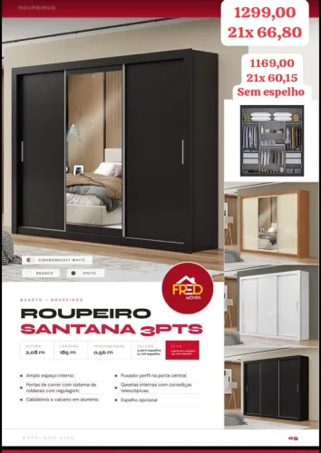 Guarda roupa mega oferta 