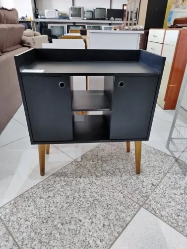 Aparador de cafe preto 