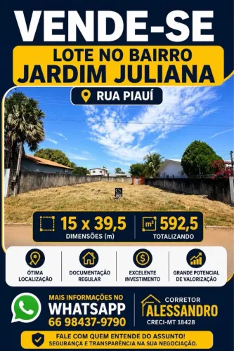 Lote a venda - Tapurah MT