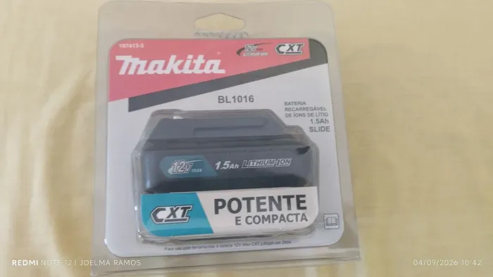 Bateria de parafusadeira