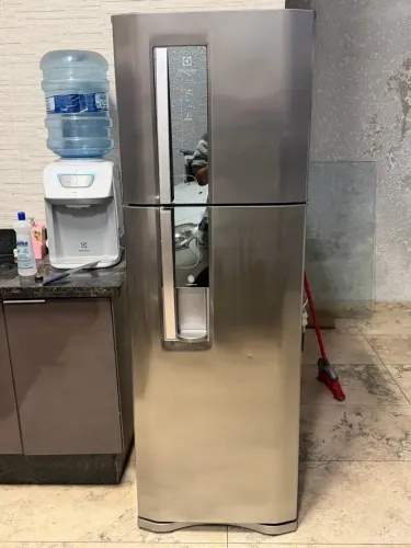 Geladeira Electrolux Duplex Frost Free Inox