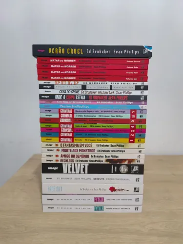 Coleção Completa Brubaker Mino (Criminal, Reckless, Matar ou Morrer e mais)