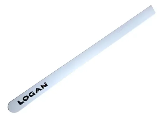 Friso Porta Dianteira Esquerda Renault Logan 2020 2022 Branco