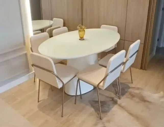 Mesa de jantar oval - sob encomenda 