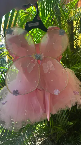 Roupa tema jardim das borboletas