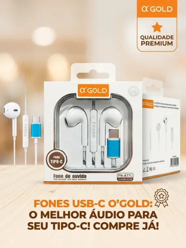 Fone de Ouvido Tipo C