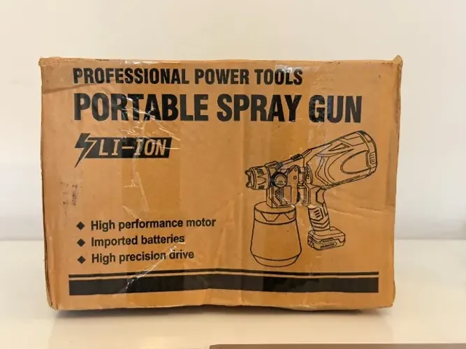 Pistola de Pintura Elétrica Sem Fio - Portátil (Nova na Caixa)