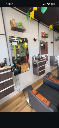 Bancada para barbearia ou salão