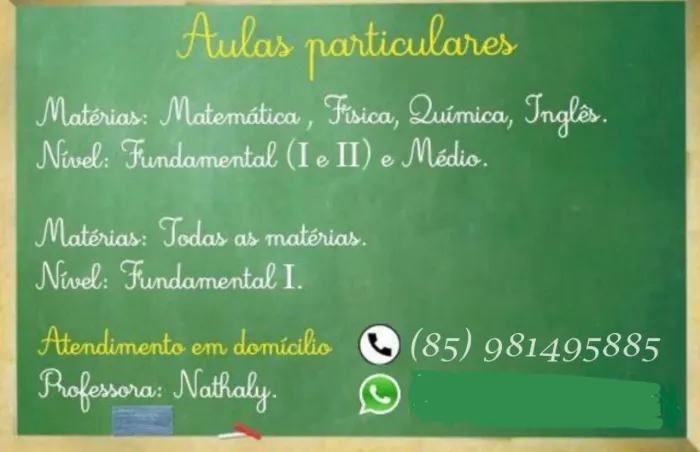 Aula particular/reforço escolar/acompanhamento escolar / Alfabetização 