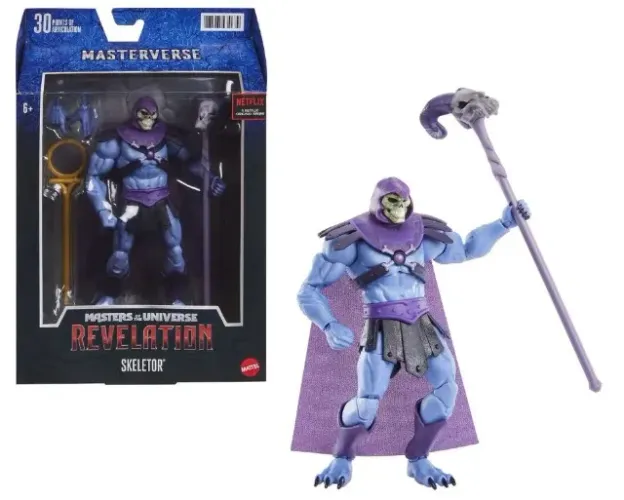 Figura De Ação Esqueleto Skeletor Masters Of The Universe Masterverse Revelation Mattel