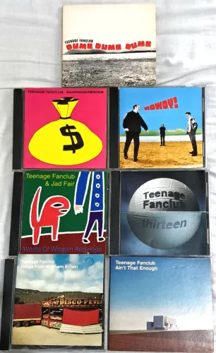 Coleção de CDs Teenage Fanclub  7 discos - 6 importados
