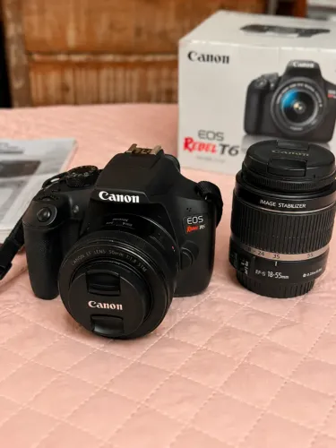 Câmera Fotográfica Canon T6 Usada