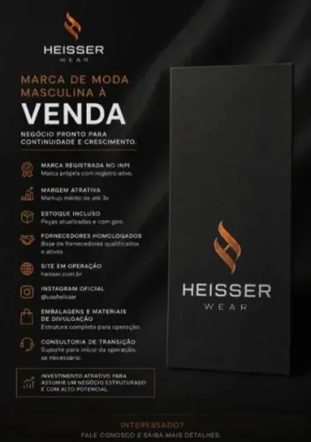 Empresa online de moda masculina