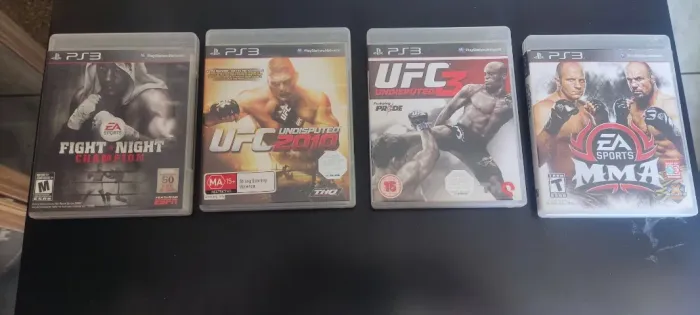 Pack Lote de 4 Jogos Luta / MMA / Boxe de PS3
