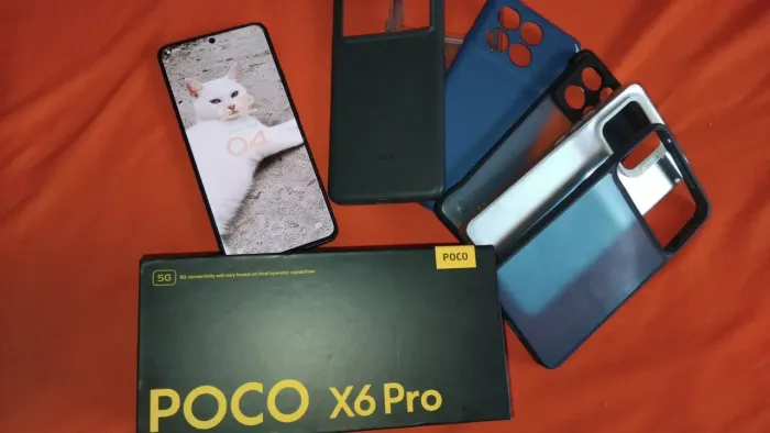 Celular poco x6 pro 5 G completo todo original novinho 256 gigas de memória