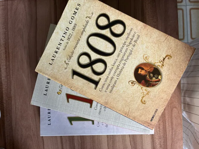 COLEÇÃO 1808, 1822 e 1889, de Laurentino Gomes