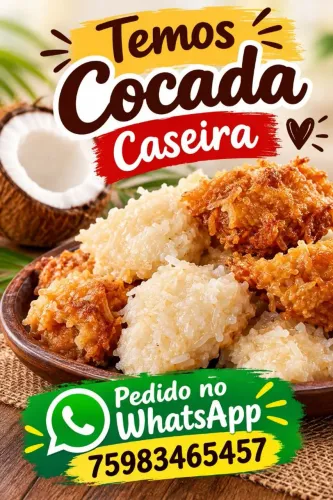 Cocadas caseiras e natural 