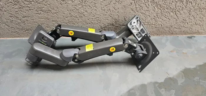 Suporte Articulado Monitor Braço Pistão Gas Nb F80 Cinza-escuro