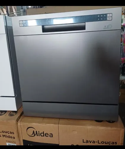Lava-louças Midea 8 Serviços MDWTF08S2 Cinza