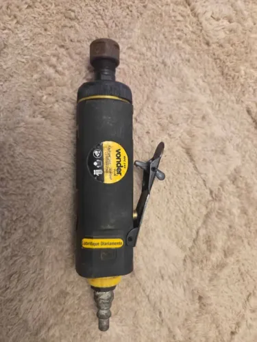 Retífica Pneumática Vonder Plus RPC 144, reta, com pinça de 1/4" (6,35 mm)