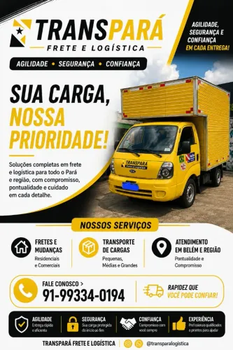 Chama precisou de frete e mudanças
