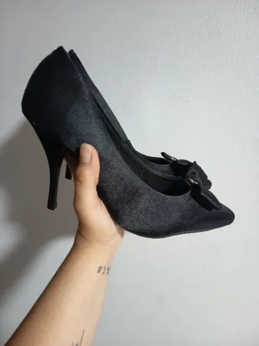 Sapato salto scarpin preto