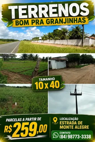 Sem consulta ao SPC ou SERASA, adquira agora mesmo seu terreno!