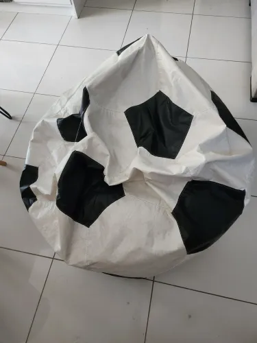 Kit 2 Puff bola de futebol 