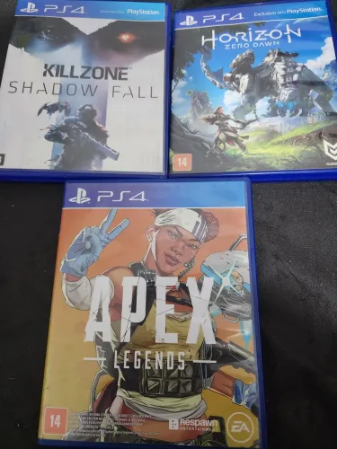 3 jogos de ps4 por 80 reais