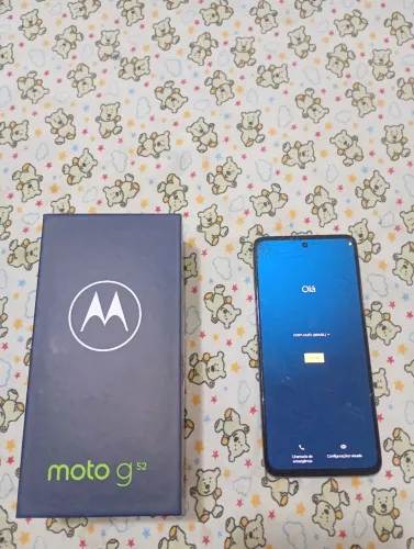 MOTOROLA MOTO G52 TELA TRINCADA MAS FUNCIONANDO NORMALMENTE 