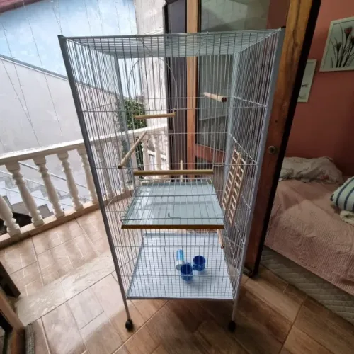 Gaiola de passarinho Nova Branca 1,4m